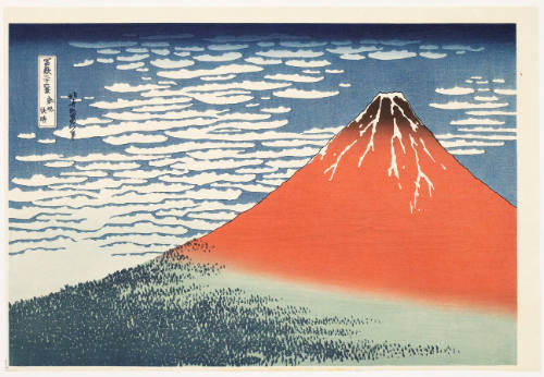 Modern Reproduction of: Mount Fuji in Clear Weather, or Red Fuji