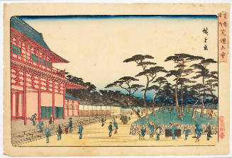 Modern Reproduction of: Zōjō-ji Temple in Shiba