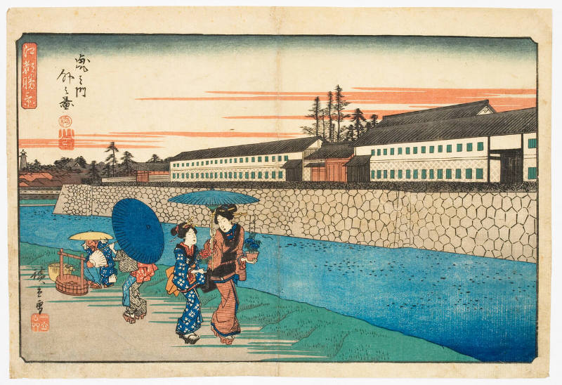 Modern Reproduction of: Outside the Toranomon Gate