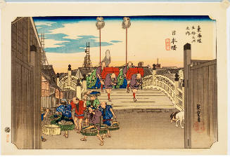 Modern Reproduction of: Nihonbashi: Morning Scene