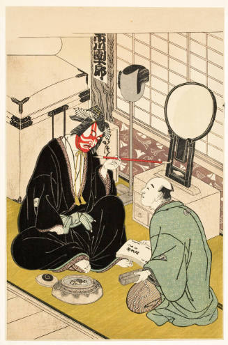 Modern Reproduction of: Kabuki Actor Ichikawa Danjürö V in His Dressing Room