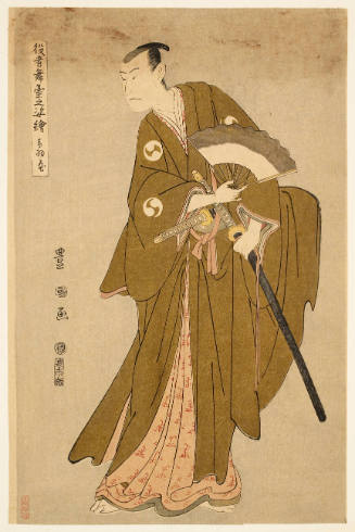 Modern Reproduction of: Otawa-ya Onoe Matsusuke I as Öboshi Yuranosuke in the play "Kanadehon Chüshingura"