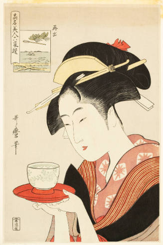 Modern Reproduction of: Okita of the Naniwaya Teahouse