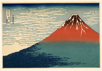 Modern Reproduction of: Mount Fuji in Clear Weather, or Red Fuji