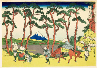 Modern Reproduction of: Hodogaya on the Tōkaidō