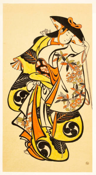 Modern Reproduction of: Kabuki Actor Tsu'uchi Monzaburō I / Ōtani Rokuzō I