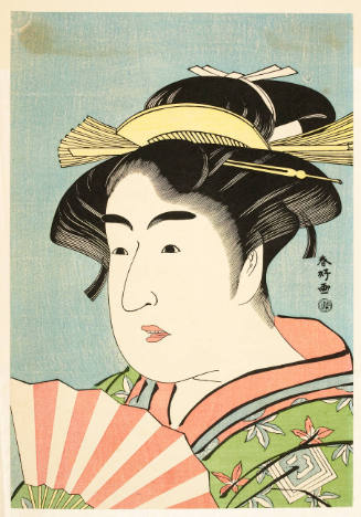 Modern Reproduction of: Kabuki Actor Ichikawa Monnosuke II as Osome