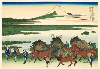 Modern Reproduction of: The Paddies of Öno in Suruga Province