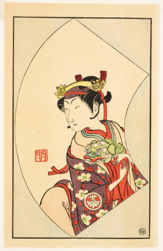 Modern Reproduction of: Kabuki Onnagata Actor Segawa Kikunojö