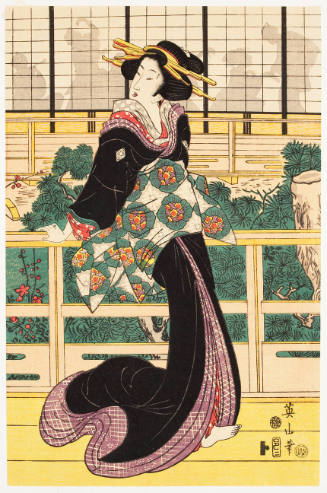 Modern Reproduction of: Geisha on Balcony