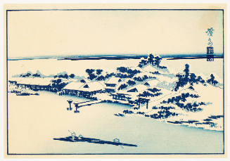 Modern Reproduction of: Snow on the Sumida River