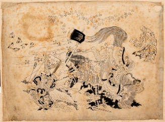 Sketches of Warriors and Priest Nichiren