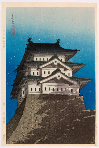 Hirosaki Castle under the Moon