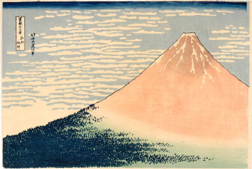 Modern Reproduction of: Mount Fuji in Clear Weather, or Red Fuji