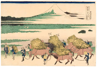 Modern Reproduction of: The Paddies of Ōno in Suruga Province