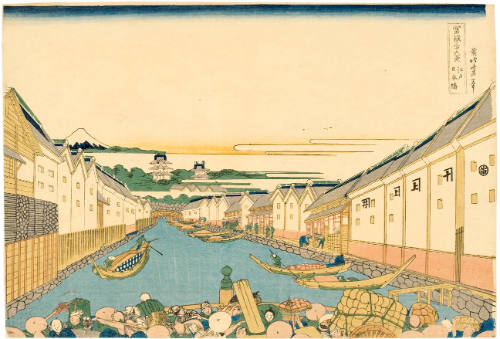Modern Reproduction of: Nihonbashi in Edo
