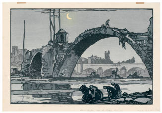 Roman Bridge over the Loire River, France (Completed Stage / Stage 7b of 7)