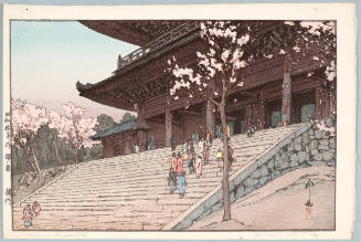 The Chion-in Temple Gate (Later printing by Toshi Yoshida)