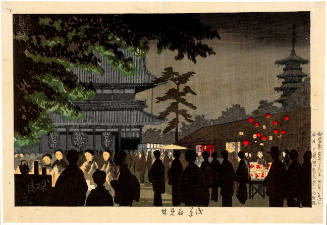 Night Fair at The Temple, Asakusadera