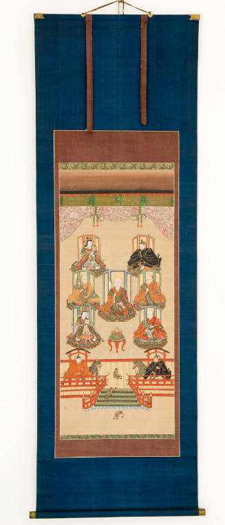 Buddhist Priests and Shinto Deities with Monkeys
