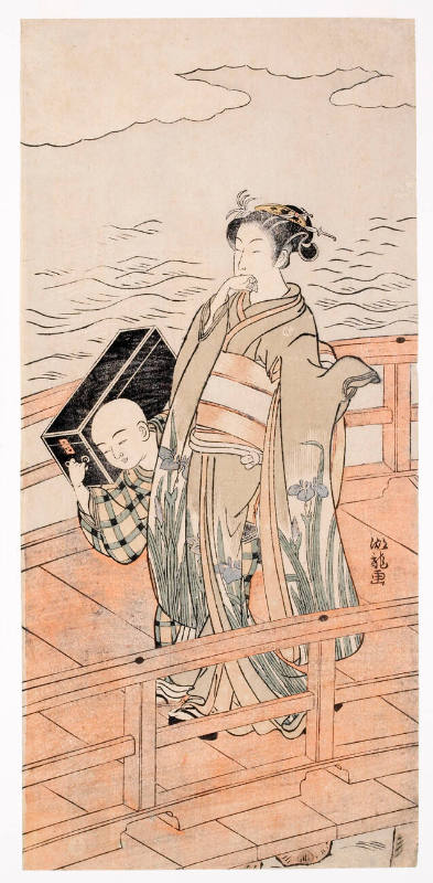 Geisha on Bridge