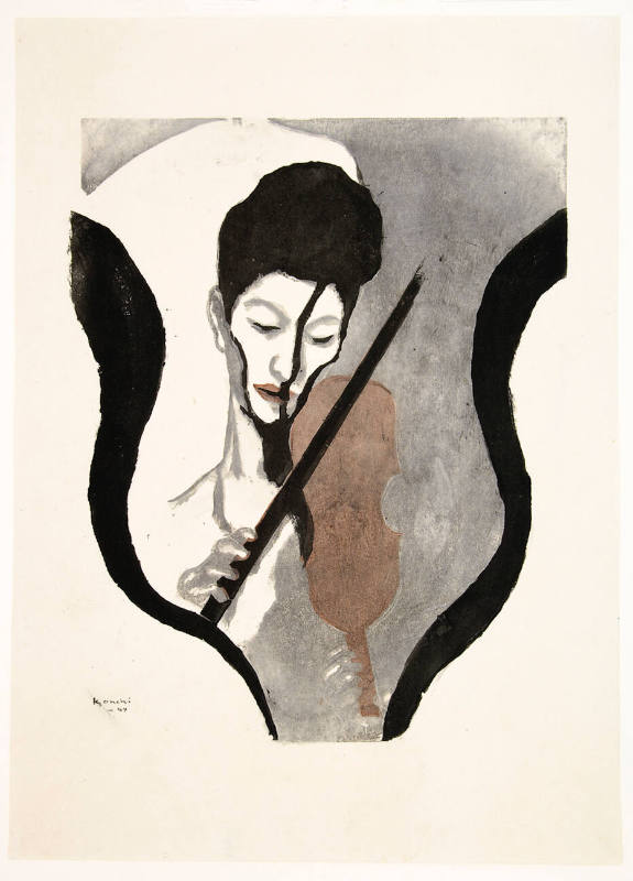Impression of a Violinist (Portrait of Suwa Nejiko)