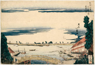 View of Ushijima and the Asakusagawa at Sanyabori