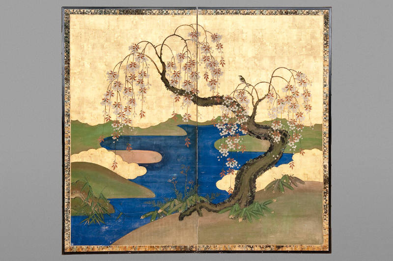 Cherry Trees (right screen)