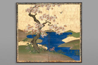 Cherry Trees (left screen)