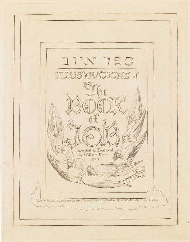 Title Page from Illustrations of the Book of Job