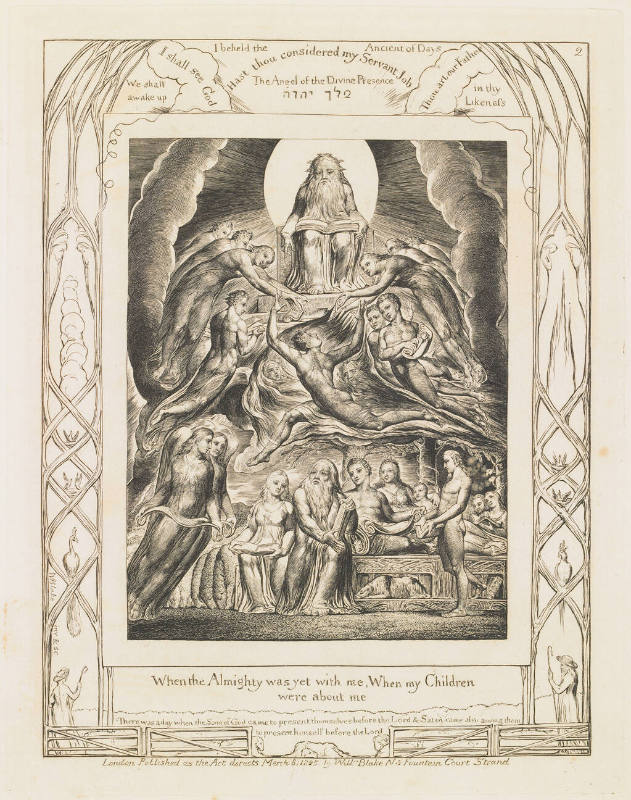 Satan before the Throne of God, plate 2