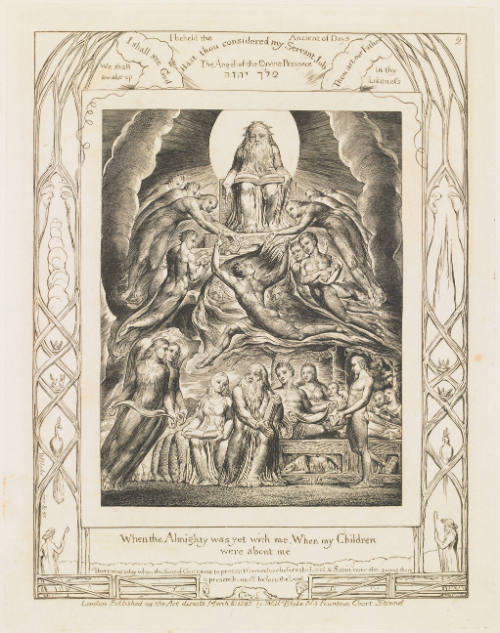 Satan before the Throne of God, plate 2