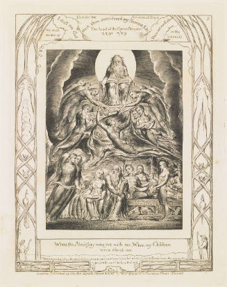 Satan before the Throne of God, plate 2