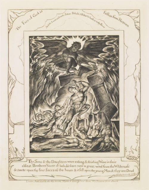 The Destruction of Job's Sons, plate 3