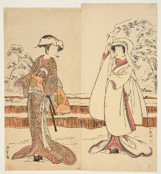 Segawa Kikunojō III as Konami and Nakamura Rikō I as Tonase