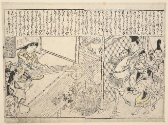 Lady Kogō Playing the Koto