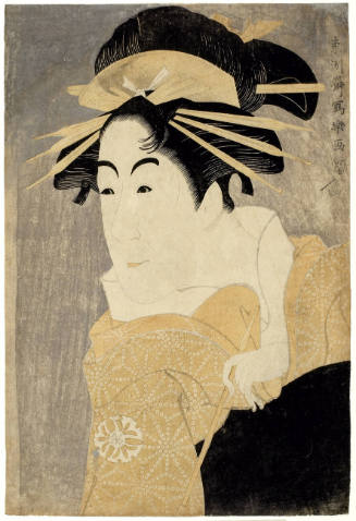 Matsumoto Yonesaburō in the role of Courtesan Kewaizaka no Shōshō (Shinobu)