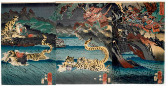General Watönai conquering the tigers in Formosa