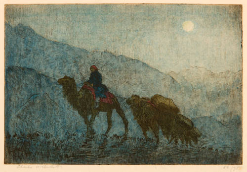 Moonlight on Western Hills, Peking