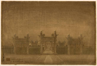 Entrance Gateways to Altar of Heaven. Peking