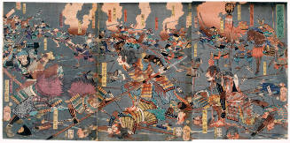 Night Attack at Horikawa River During the Genpei Civil War