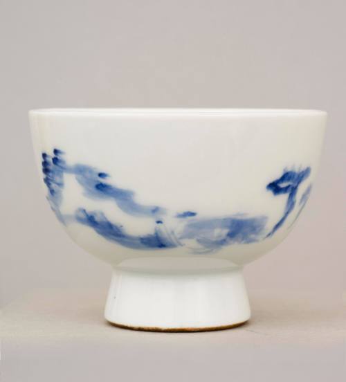 Blue-and-whiteSencha Cup