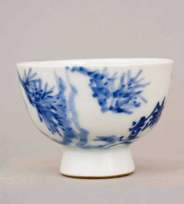 Blue-and-whiteSencha Cup