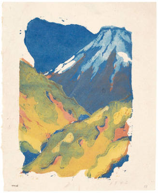 Poem, Mt. Fuji (Book Illustration)