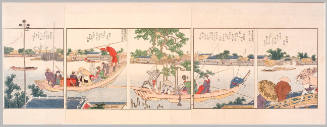 Modern Reproduction of: Both Banks of the Sumida River in One View, Part 5