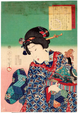 Woman with Hina Doll