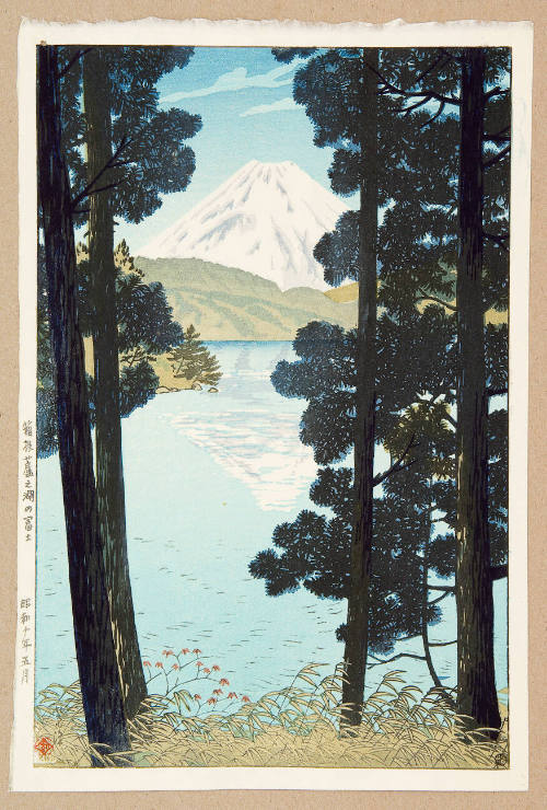 View of Mt. Fuji from Lake Ashinoko