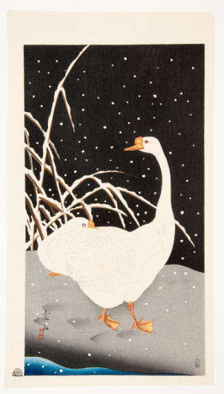 Two Geese in the Snow