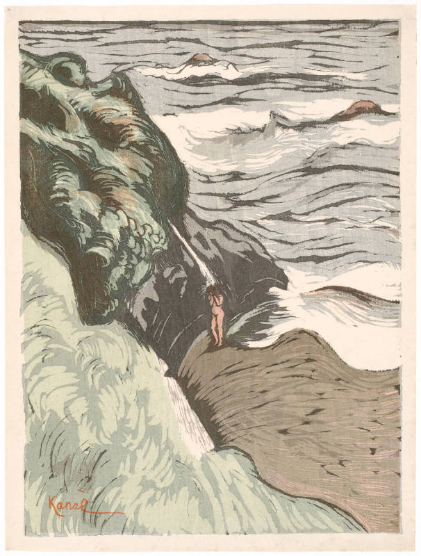 Bather on the Rocks