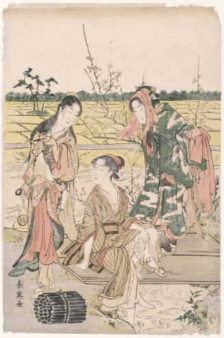 Three Women in a Field
